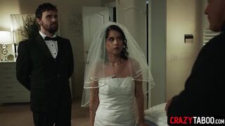 Large booty sweetheart Penelope Reed gets screwed by her large schlong father in law after this babe gave him a oral job