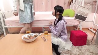 Glamorous woman seriously tries to tempt one more pretty woman! Amateur lesbo pickup (two)