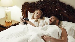 Bellesa - Blonge PAWG AJ Applegate, Orgasms on Damon Dice's Large Knob
