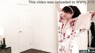 Tiny melons latin thot drilled by her large cocked stepfather