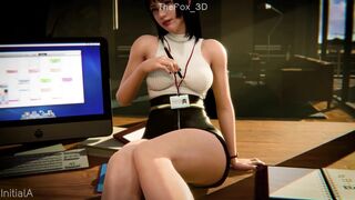 Last Dream - Gentiana + Jill Warrick + Benedikta Sexy Office WM Color Grading (No Sound) By InitialA Animation CG Anime