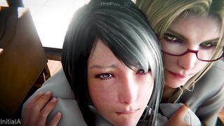 Last Dream - Gentiana + Jill Warrick + Benedikta Sexy Office WM Color Grading (No Sound) By InitialA Animation CG Anime