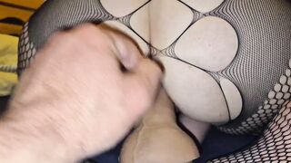 I made my spouse see me bang a monster sextoy larger and thicker than his jock