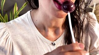 Stepsister, I Will Give U Smth to Lick - POV Riding and Cum on White Cotton Pants