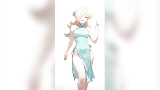 (Generated By AI) Compilation Of Movie scene Game Waifus Walking