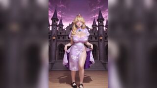 (Generated By AI) Compilation Of Movie scene Game Waifus Walking