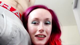 My Boyfriend and I Use Your Throat Thong-on, Dong Sucking Training