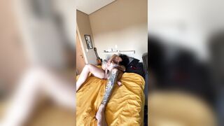 This babe sucked me precious then I came in her butt