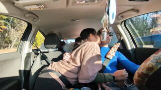 trying to keep it on the road during the time that my sexy wife blows me