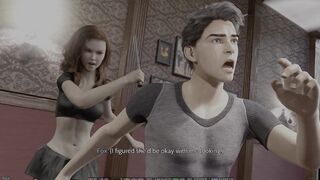 FreshWomen - Season 1 Ep2 - Part 1 CG Animated Porn GamePlay Full Story