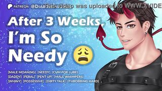 Listen to Me Jerk off This Large Hard Dad Jock During the time that I Get Needy and Feral -- So Much Obscene Talk -- Boy Whimpers and Groans -- Massive Hunk Climax and Aftercare