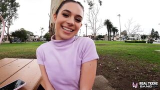 Real Teens - Hot And Tiny Aria Valencia Does Her 1st Coarse Porn Scene