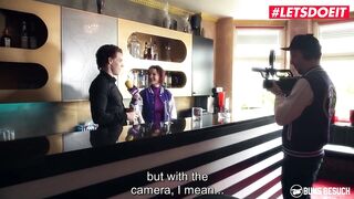 BUMSBESUCH - ANIKE EKINA BREATHTAKING GERMAN PORNSTAR SCREWS SHY BARTENDER - LETSDOEIT