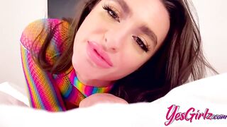 YESGIRLZ Mila Taylor Gags On a Large Weenie