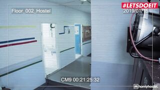 LUSTFUL HOSTEL - Giant Boobs Honey Cutie Wicky Screws Her Step Bro And His Ally Full Scene