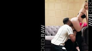 BLACKEDRAW Gorgeous fit Blond Sky devours Troy's BBC