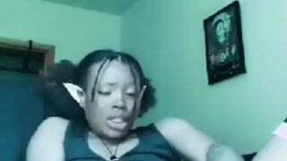 mother I'd like to fuck ELF Black Seduces U WITH HER BUTT