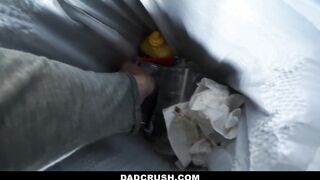 Nasty Penelope Reed plays with her stepdad's penis cuz this chab aid her 