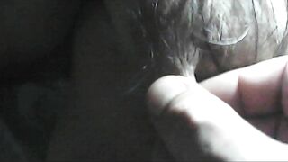 I get stripped with my ally and this guy puts his fingers in me, brunette hair Latin babe natural breasts