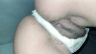 Beneath her skirts they put a finger in her cunt whilst that babe shows her bazookas and groans oldcuck groans
