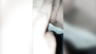 Beneath her skirts they put a finger in her cunt whilst that babe shows her bazookas and groans oldcuck groans