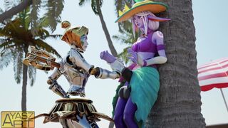 Cold Hands two - Soraka Shemale hentai Spunk fountain Oriana - Ayasz