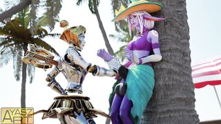 Cold Hands two - Soraka Shemale hentai Spunk fountain Oriana - Ayasz