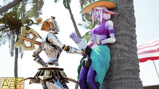 Cold Hands two - Soraka Shemale hentai Spunk fountain Oriana - Ayasz