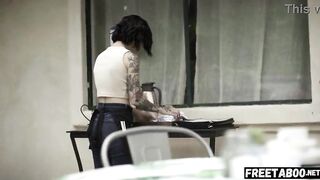 Anal Sex With A Large Penis Stranger In A Coffee Shop