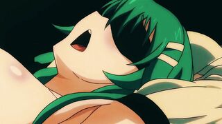 Race, with His Massive Cock, Likes to Bang Breasty Cuties with a Ahegao Look on Their Faces