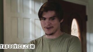 Stepbrother Caught His Stepsister Being a Camgirl And Banged Her Cunt