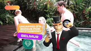 Pool cleaner was favourable to screw 2 blond tourists