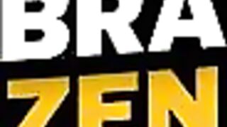 VIP4K. Male+Male+Female sex in front of cuckold