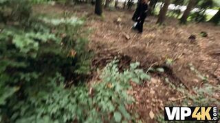 VIP4K. A Youthful Red-Haired Gal Cheats on Her Boyfriend In front of Him