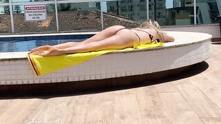 mother I'd like to fuck Helps Me Cum at the Pool