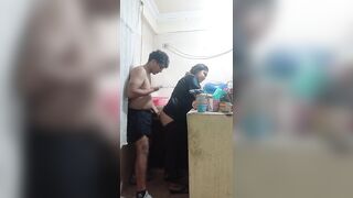Employee banged in the kitchen, my boss's wife nearly caught us in Mexico Town