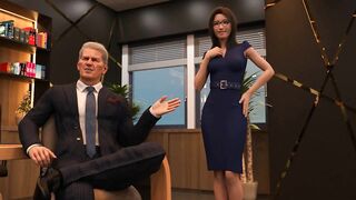 The East Block: Boss His Buddy and His Employees Foursome Sex in the Office Ended with Massive Cum Explosion - Clip 42