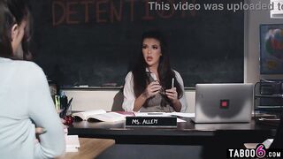 Bad teen pair made to screw in front of the mother I'd like to fuck coach after school