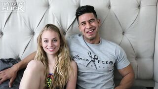 Mega Latino Model Weenie Screws His 1st American Blond