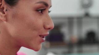 Hawt colombian babe got banged by t-girl