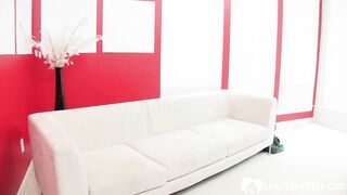 Brunettes decided to share a double-ending dildo