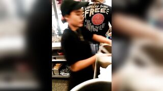 Teen with sexy firm ass candid