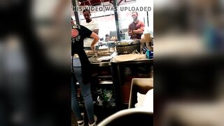 Teen with sexy firm ass candid