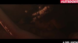 LETSDOEIT - Romantic Sex At The Beach With Two Hot Lesbians