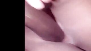 Bangladeshi Girl 1st time playing with brinjal