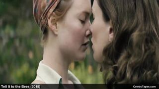 Anna Paquin & Holliday Grainger naked and hot lesbian sex