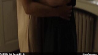 Anna Paquin & Holliday Grainger naked and hot lesbian sex