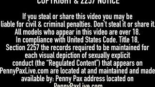 Healthcare Hotties Penny Pax & Cali Carter Dildo Fuck & Cum!