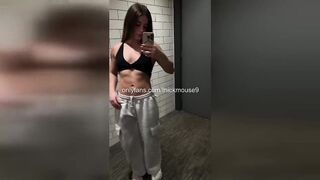 Brunette hair Virgin's OnlyFans Oops: Accidental Squirt Explosion Alone!