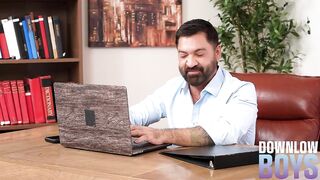 DOWNLOW LADS - Office Rivals Dominic Pacifico & Damien Roux Bareback Bang